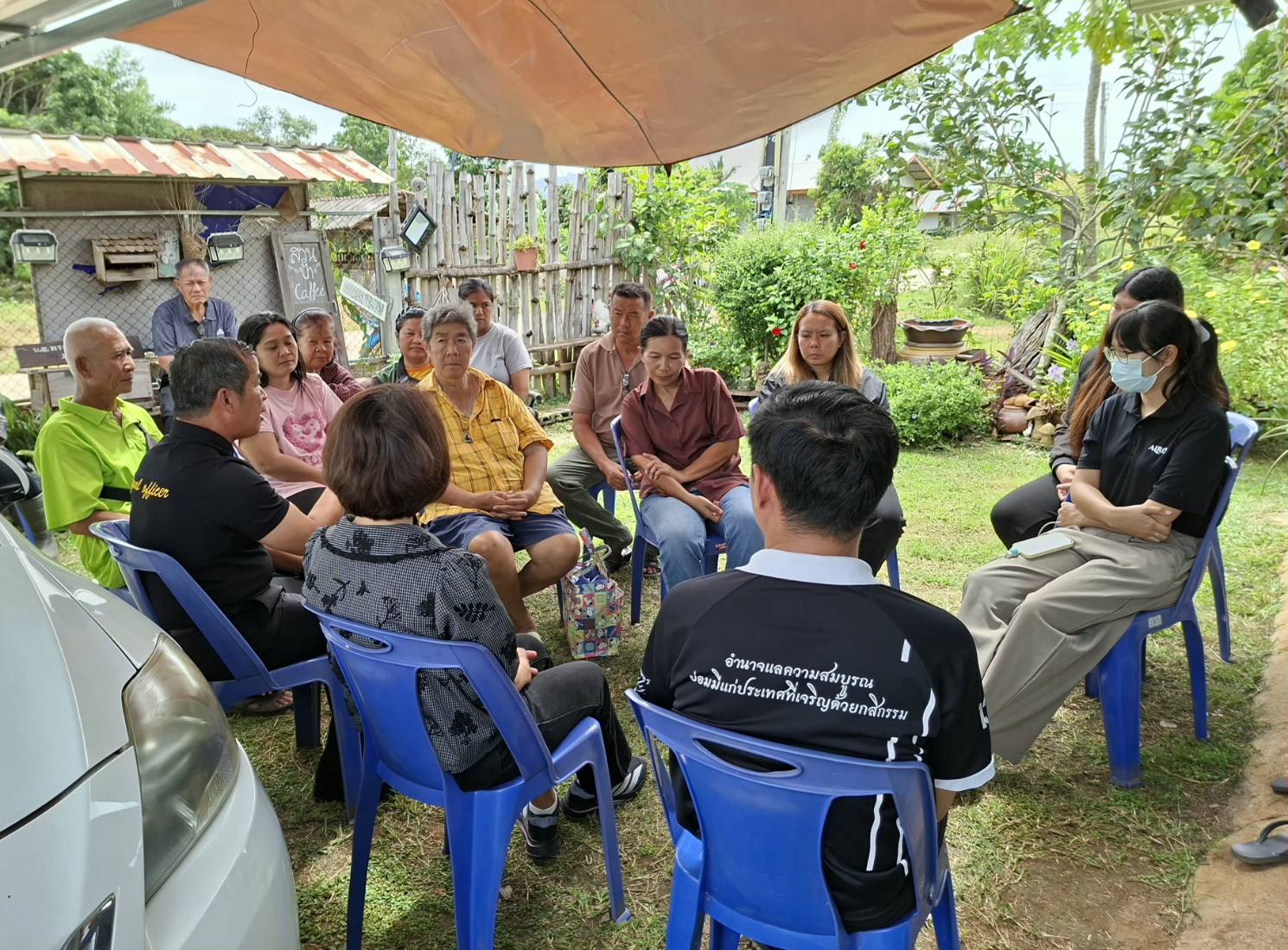 title - ผู้ตรวจราชการ ส.ป.ก. ลงพื้นที่ตรวจเยี่ยมเกษตรกรกลุ่มวิสาหกิจชุมชนพืชผักอินทรีย์และผลิตภัณฑ์แปรรูปทุ่งขนานในนิคมเศรษฐกิจพอเพียง ในเขตปฏิรูปที่ดินจังหวัดจันทบุรี